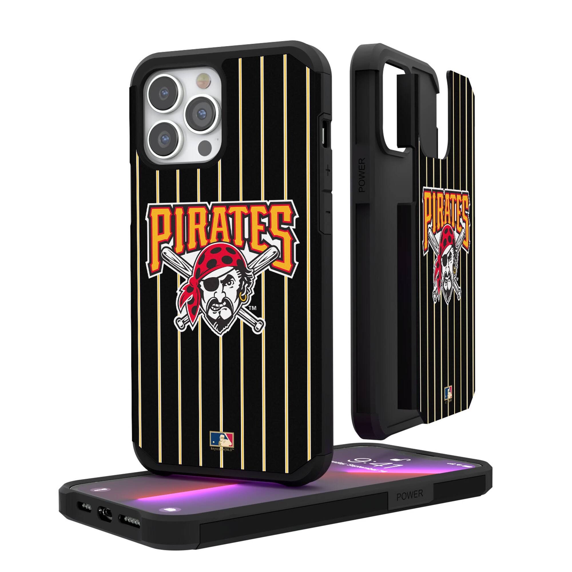 Keyscaper - MLB - Pittsburgh Pirates 1997-2013 Logo iPhone Pinstripe Cooperstown Design Rugged Case - 15 - Multicolor price history on PriceWatchPro
