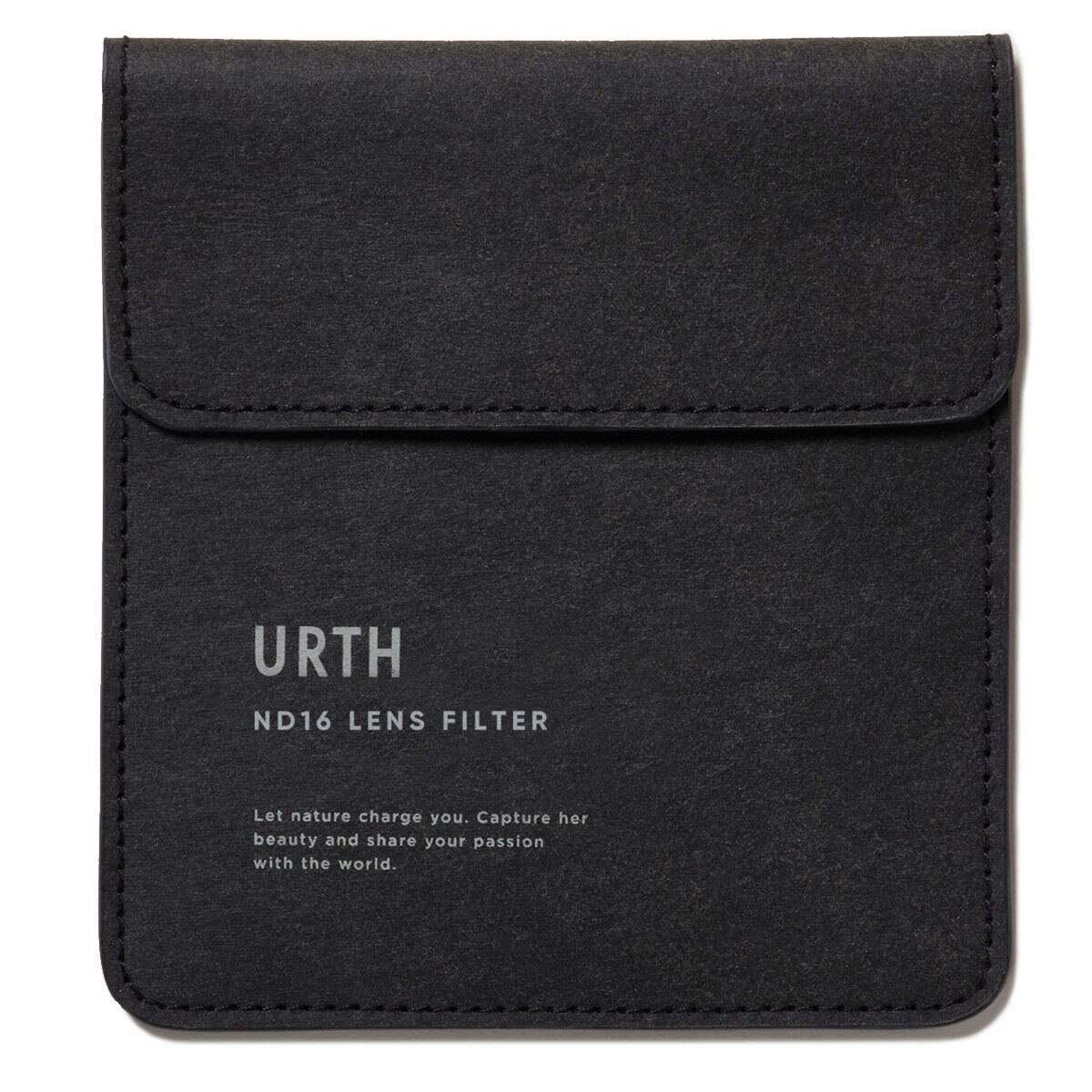 URTH  
ND16 LENS FILTER  

Let nature charge you. Capture her beauty and share your passion with the world.