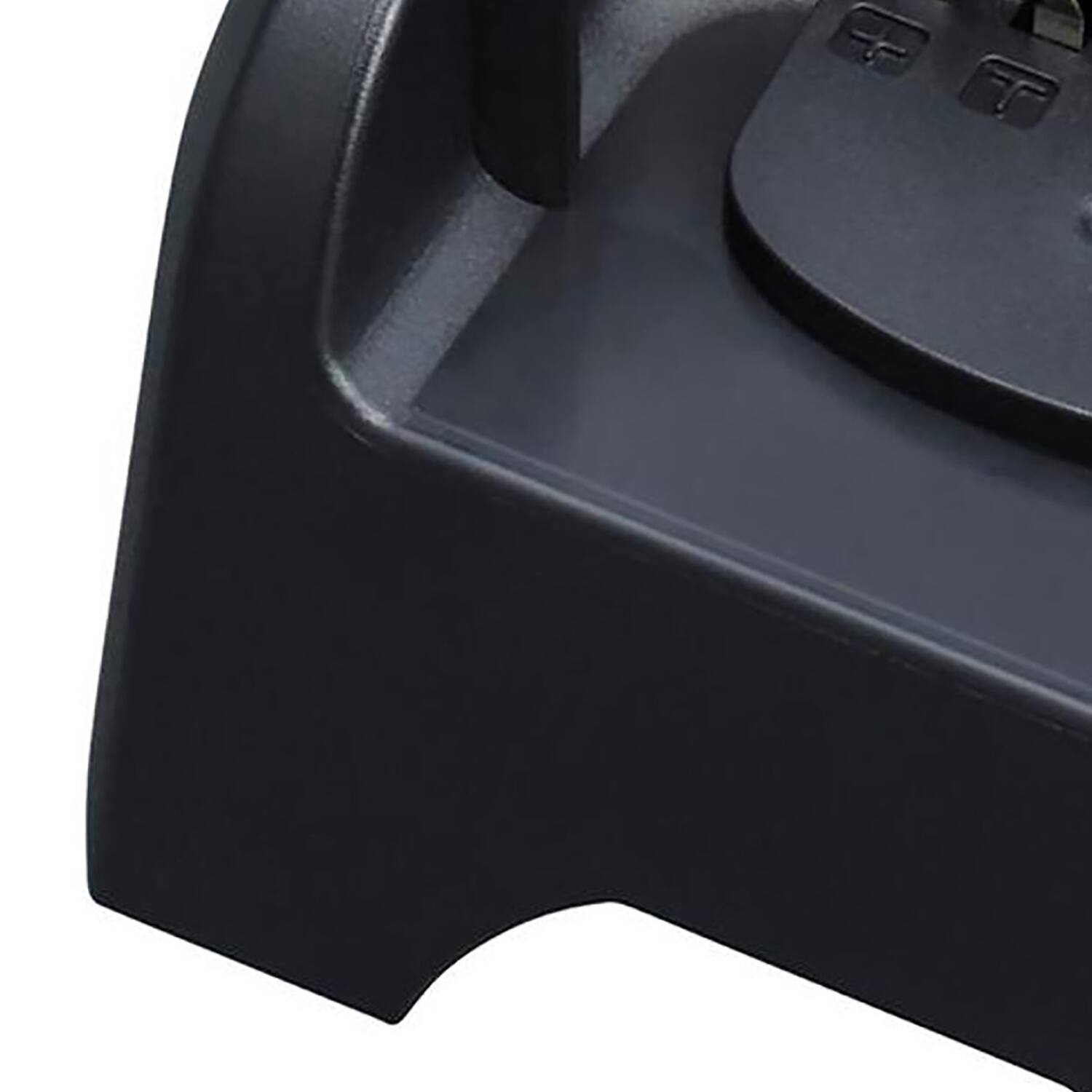 Left. Kenwood - Single-Unit Battery Charging Dock for ProTalk PKT-300 2-Way Radio, Model KSC-50K - Black.