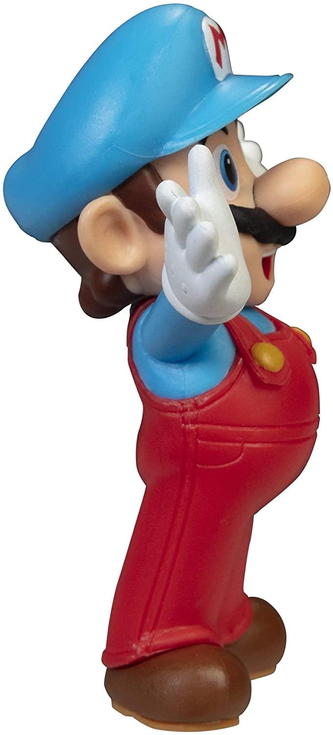 Alt View 1. Jakks Pacific - Super Mario World of Nintendo 2.5 Inch Figure | Open Arms Ice Mario - Blue.