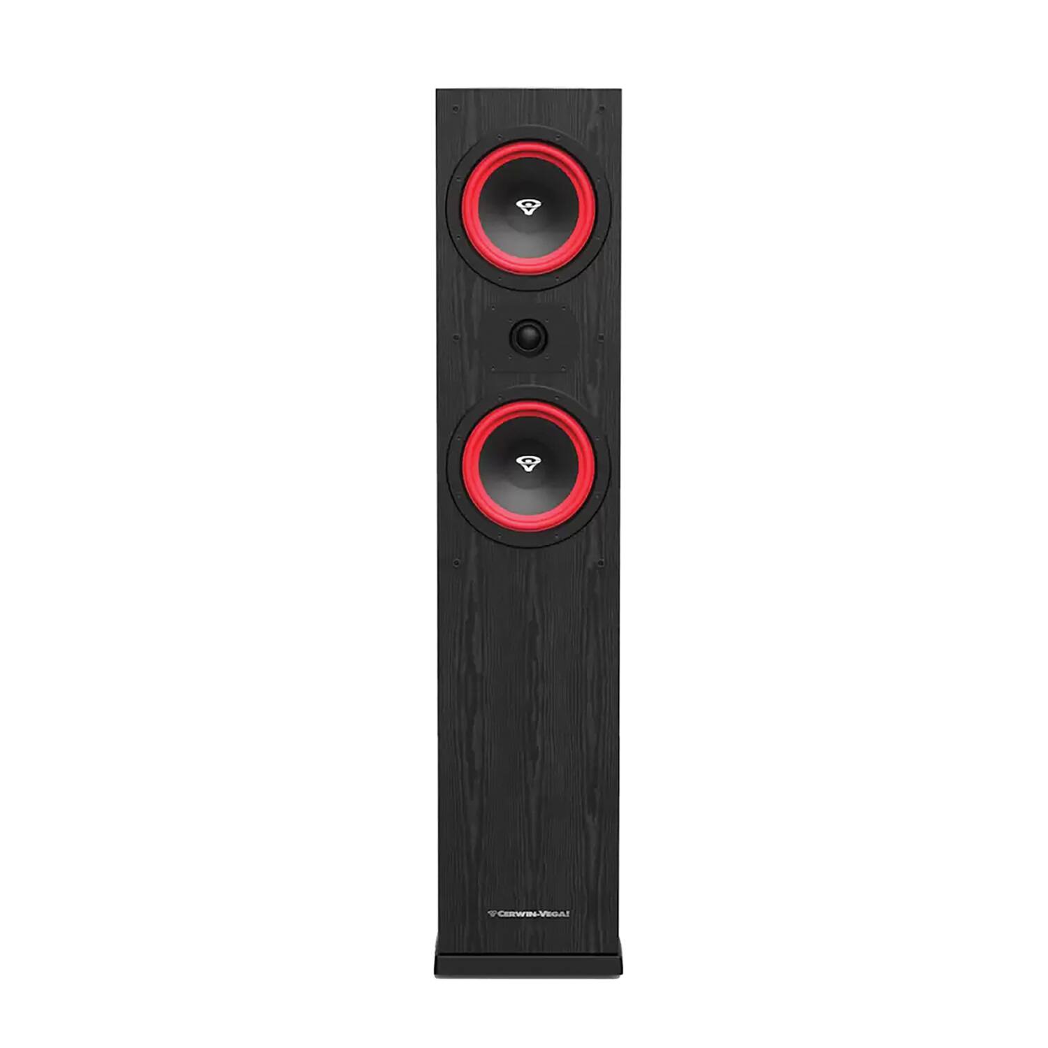 Left. Cerwin Vega - Cerwin-vega La265b La Series 265-watt-peak La265 3-way Tower Speaker - Black.