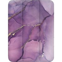 SaharaCase - Folio Case for Apple iPad mini (6th Generation 2021) - Purple Marble - Front_Zoom