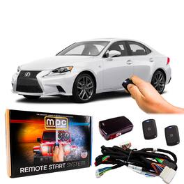 MPC - Plug-n-Play 1-Button Remote Start Kit For 2014-2015 Lexus IS250 - T-Harness - Black