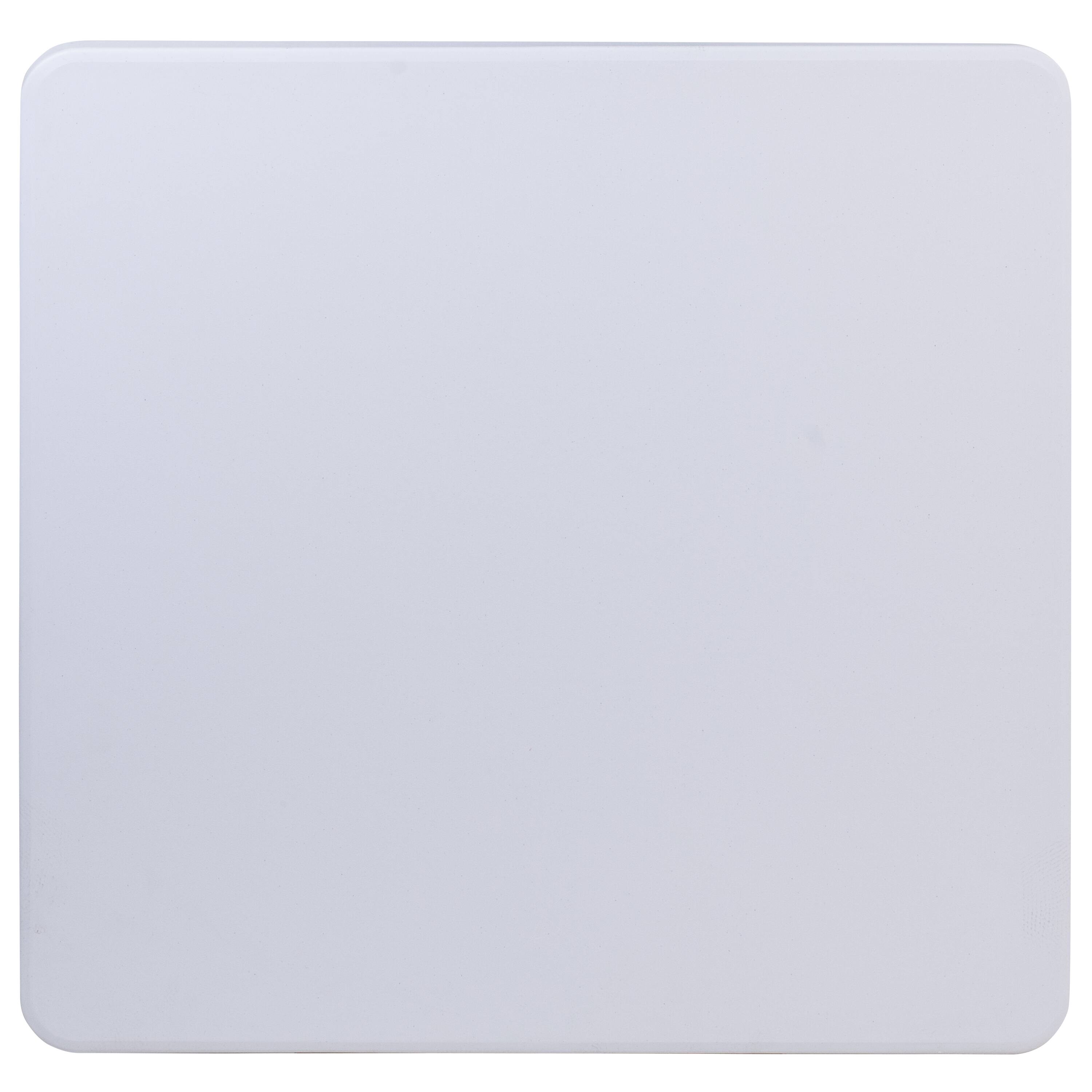 Alt View 4. Emma + Oliver - 2.81-Foot Square Plastic Folding Table - Granite White.
