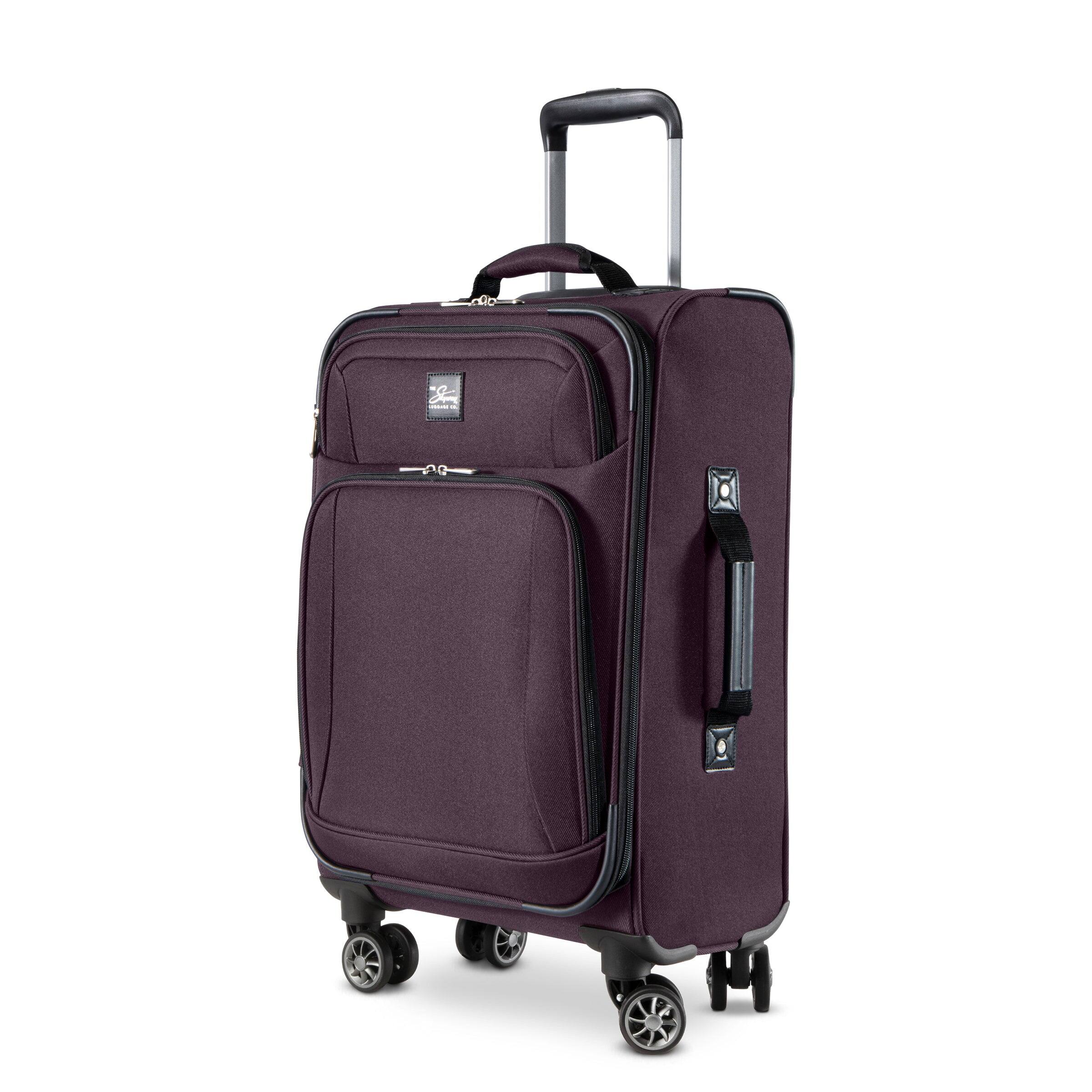 Angle. Skyway - Epic Softside Carry-On, Plum - Plum.