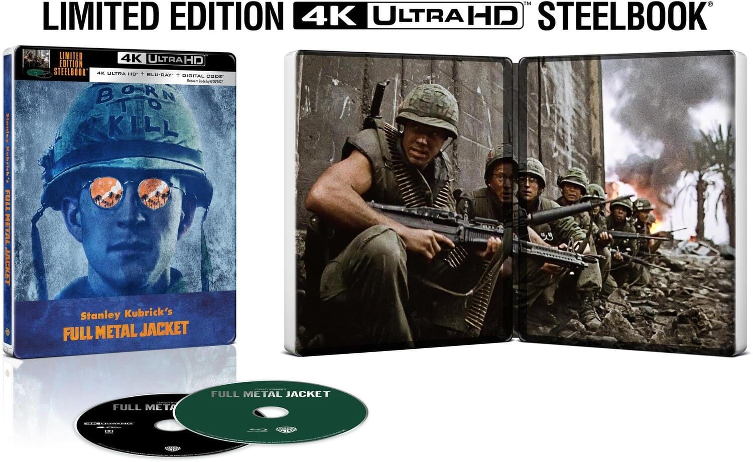 Front. Full Metal Jacket (Steelbook)   - 4K Blu-Ray.