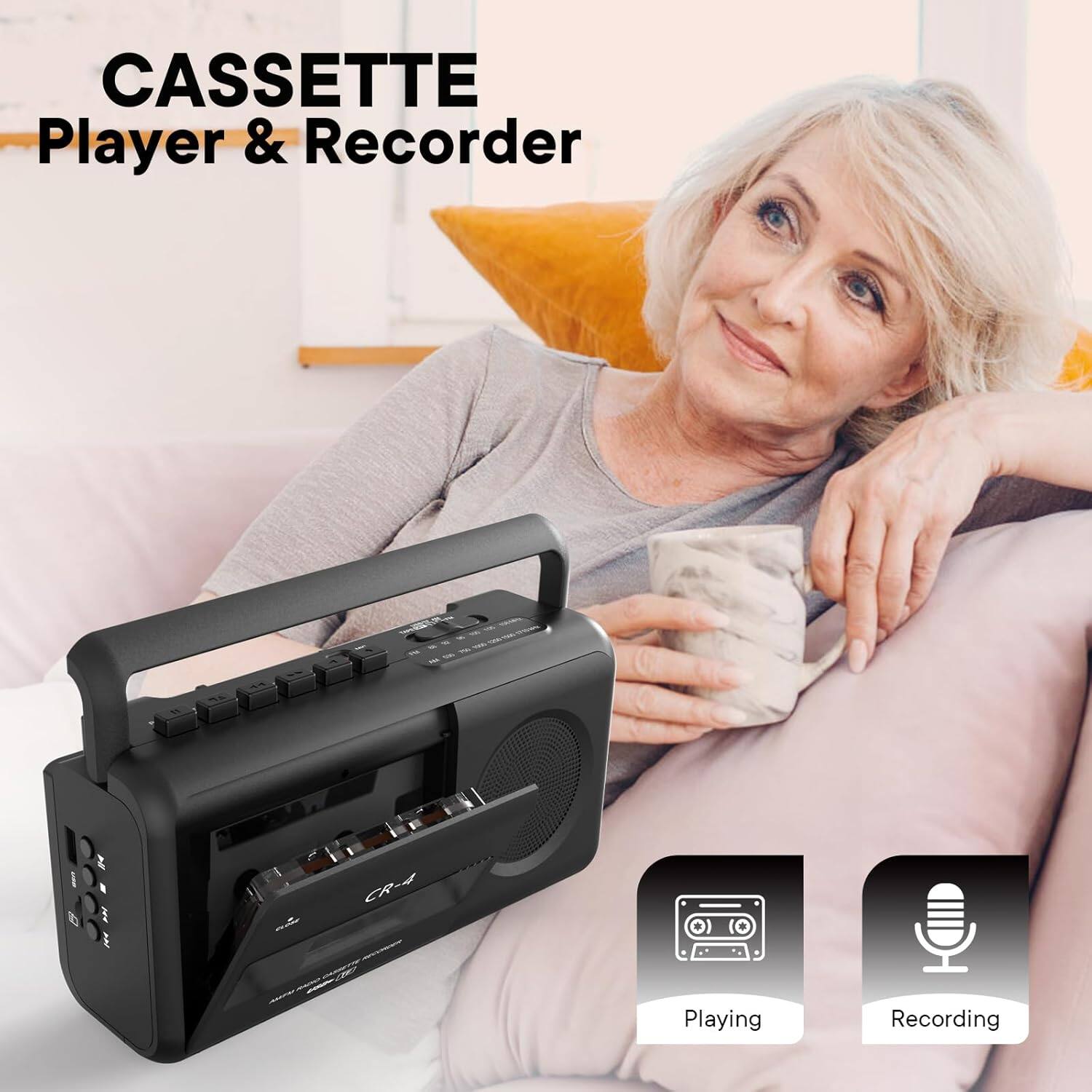 Cassette Player & Recorder

CR-4

Playing Recording