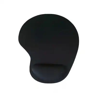 Front. Kitcheniva - Thin Wrist Comfort Mouse Pad Soft Rest - Black.