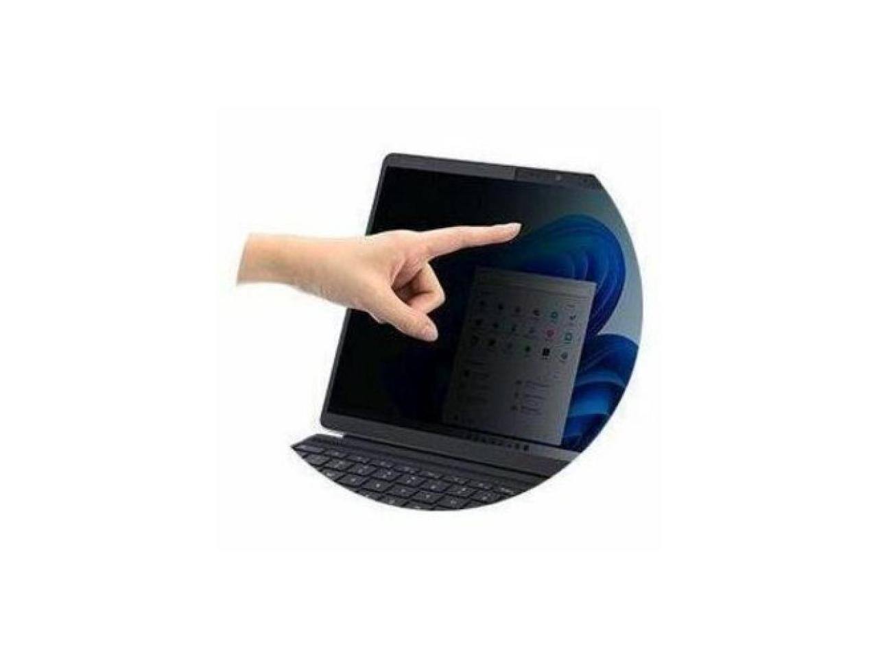 Alt View 5. Kensington - Kensington MagPro Elite Privacy Filter for Surface Pro 12" - Anti-Glare, Fingerprint & Scratch Resistant - Black.