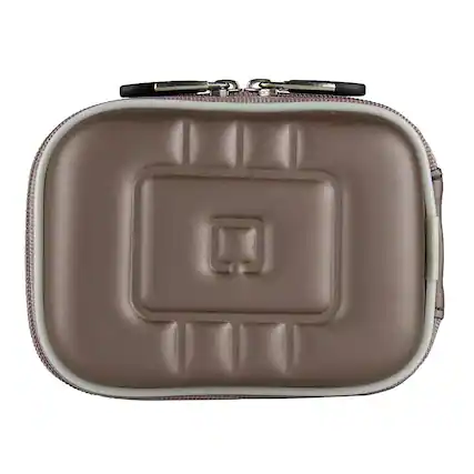 Front. Kitcheniva - Small Compact Digital Camera Case Pouch Bag For KODAK PIXPRO FZ55 FZ45 - Metallic.