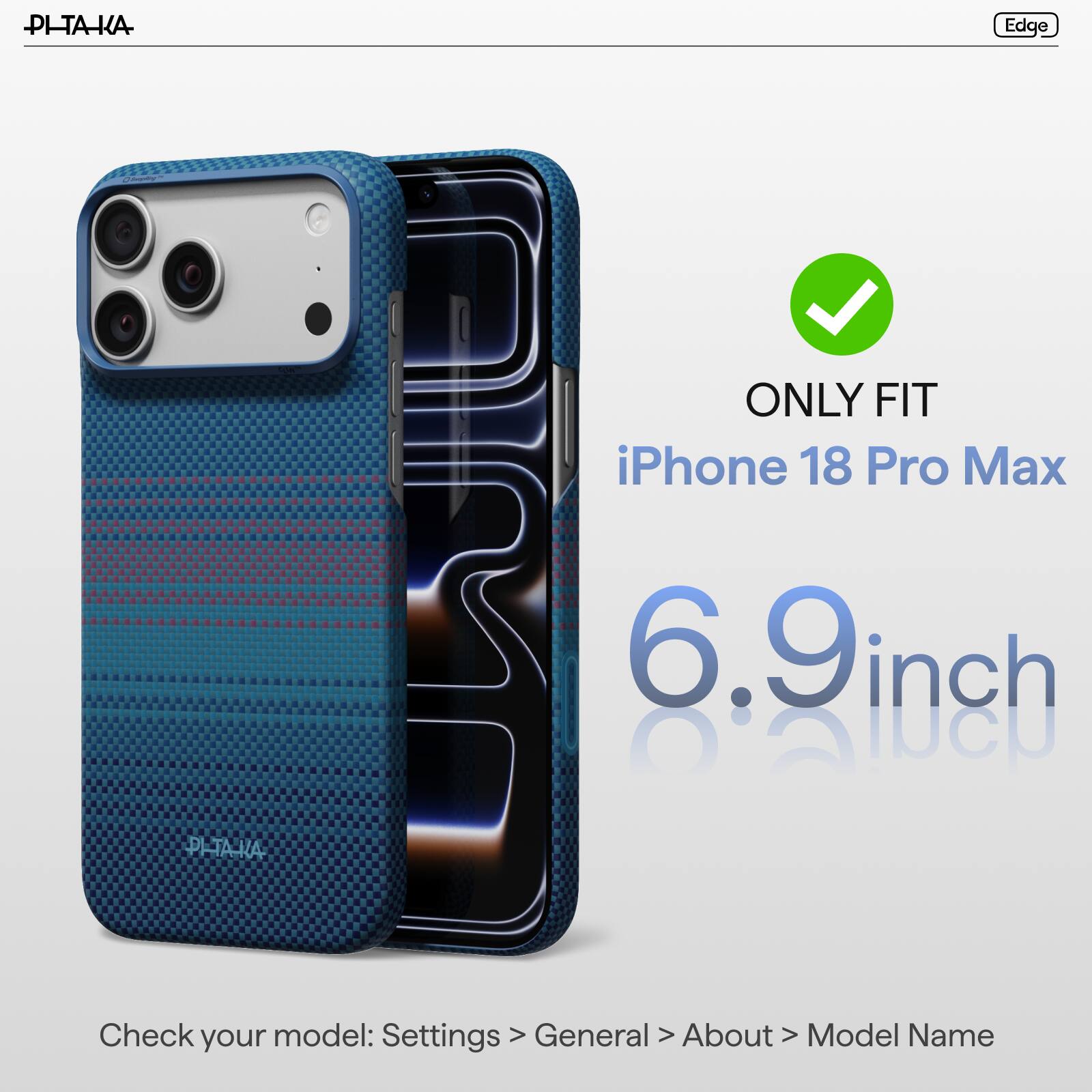 Pitaka Ultra Slim Case for iPhone 18 Pro Max / iPhone 17 Pro Max ...