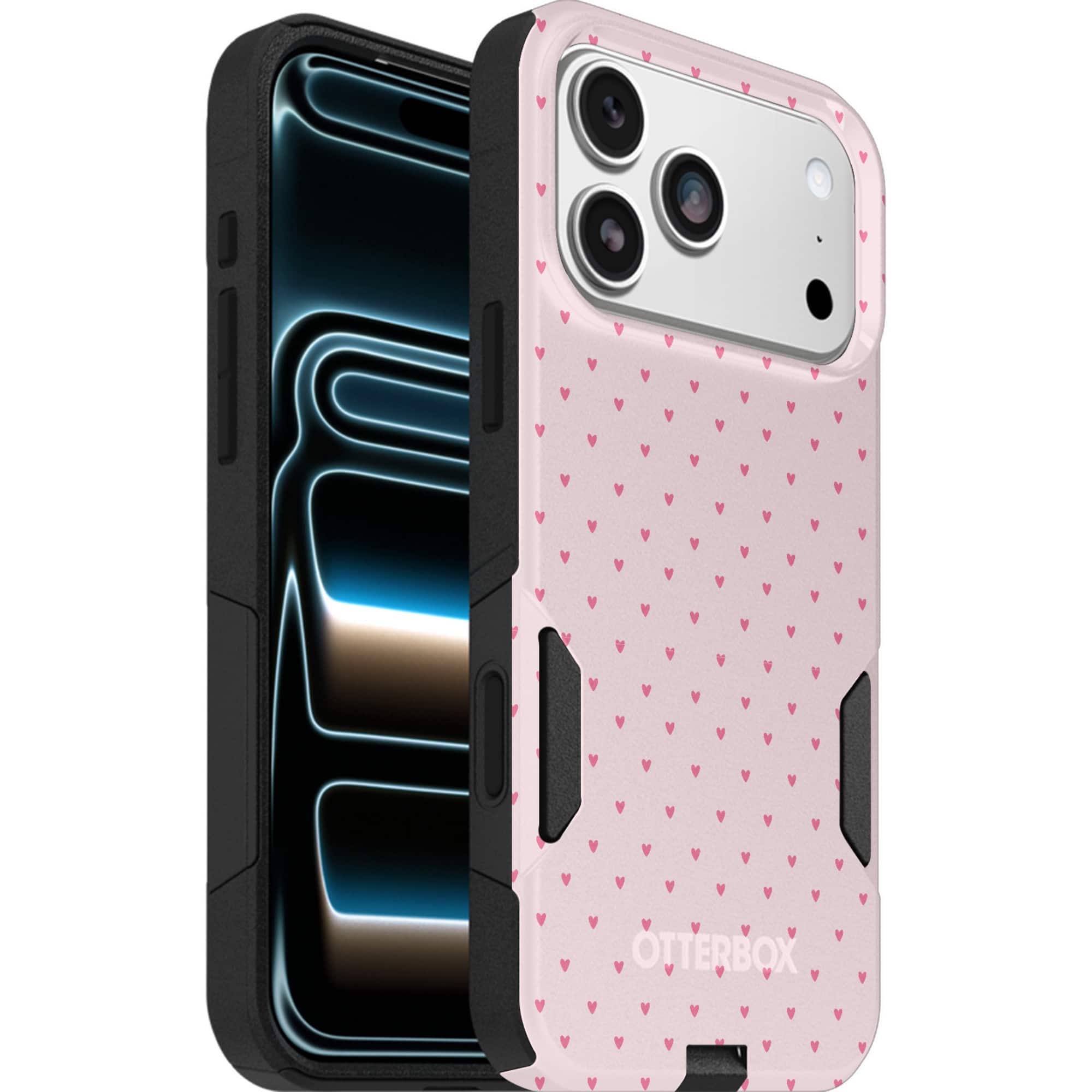 OtterBox - Artist Edition MagSafe Commuter Series Case for iPhone 17 Pro Max - Love is in the Air Hearts