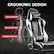 Ergonomic Design: GTRacing Neck Support, GTRacing Back Support, Lumbar Support.