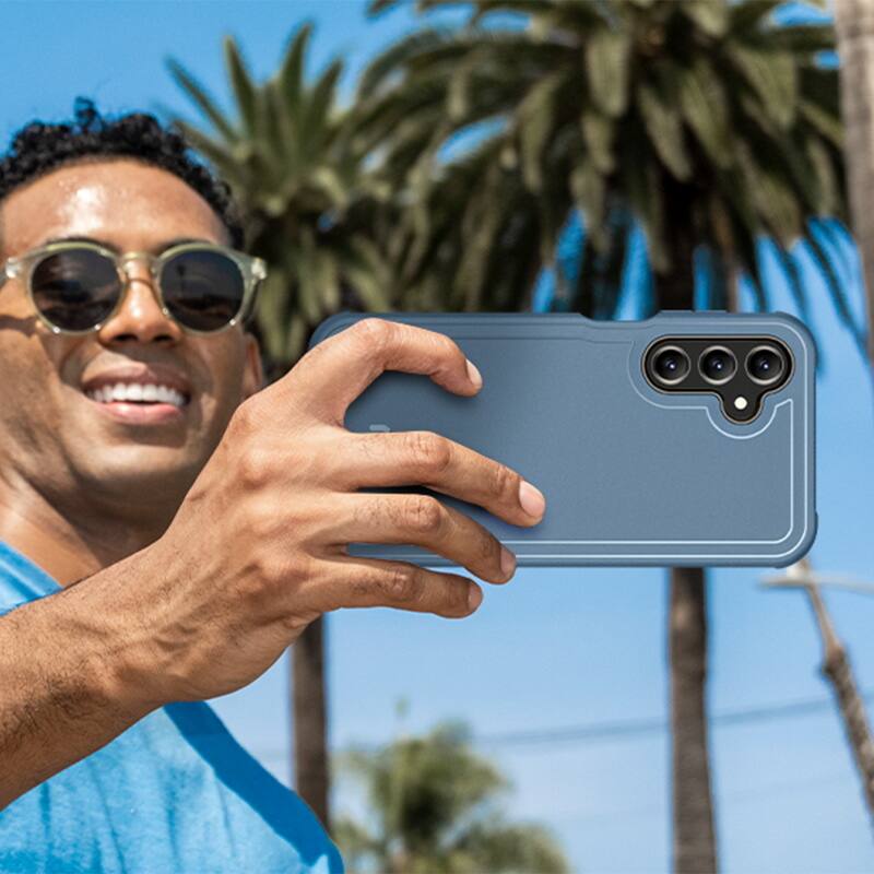 Alt View 3. Mybat Pro - MyBat Pro Maverick Series Rogue Edition Case for Samsung Galaxy A16 5G - Blue - Blue.