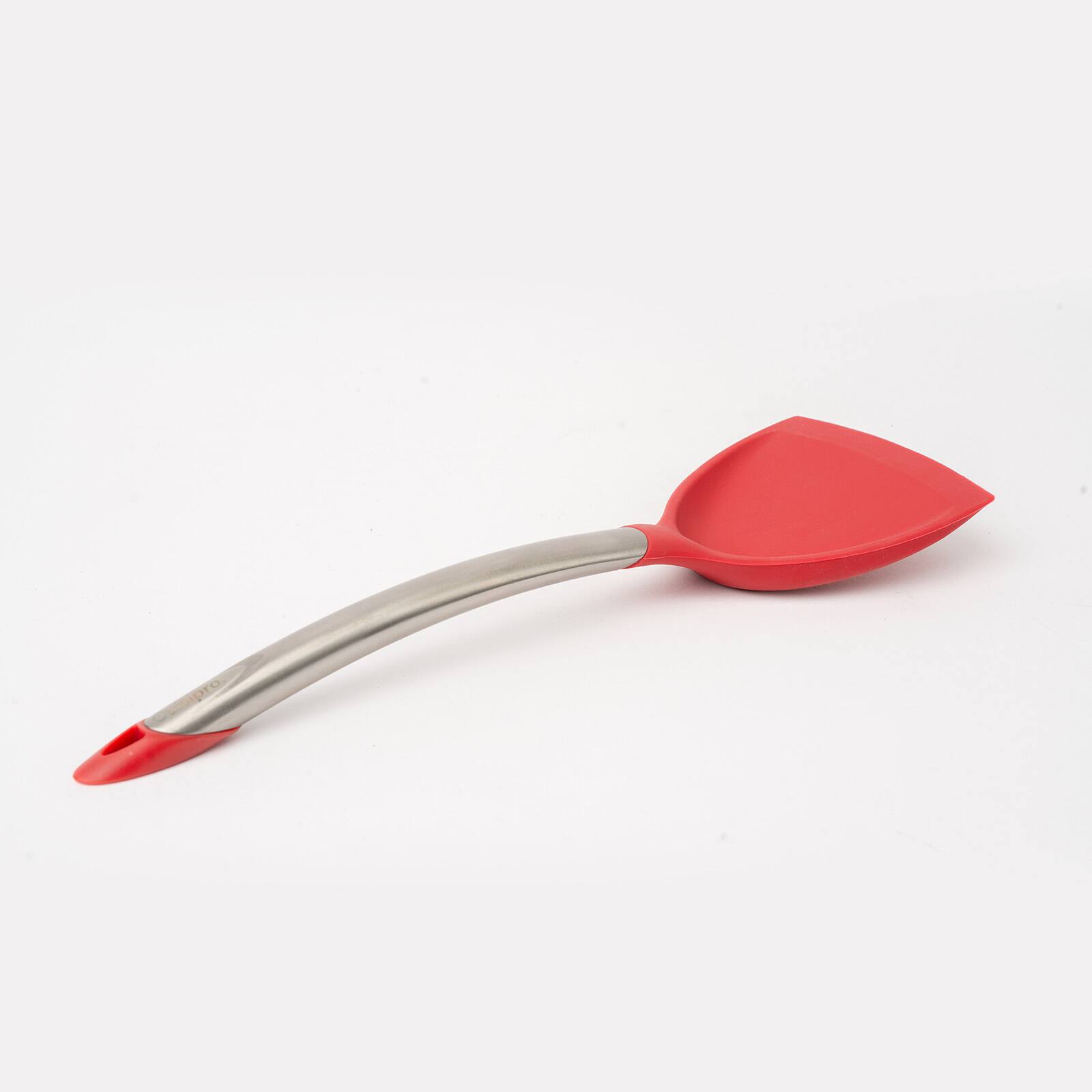 Alt View 1. Cuisipro - Silicone & Stainless Steel Wok Turner, Red - Red.