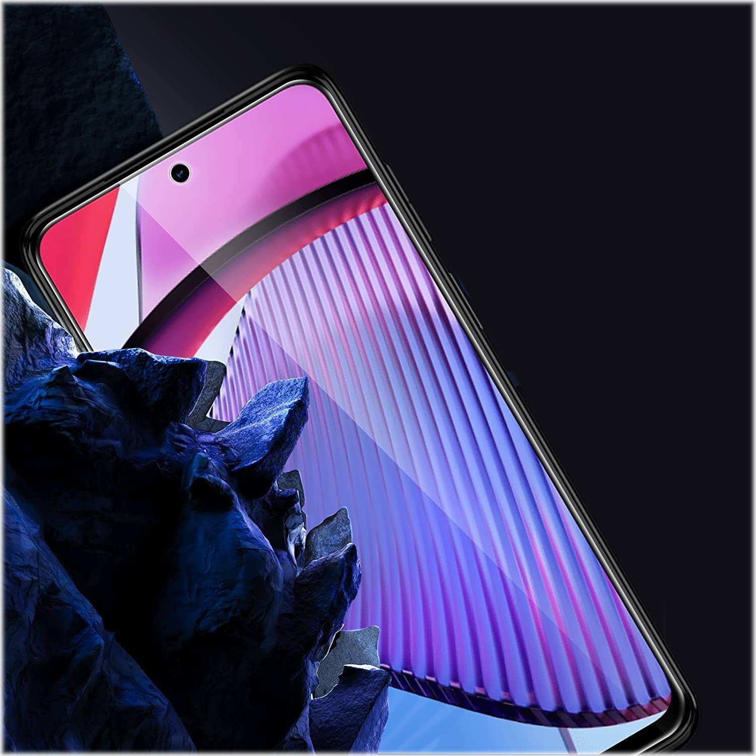 Alt View 12. SaharaCase - ZeroDamage Ultra Strong+ Tempered Glass Screen Protector for Motorola G Power 5G (2023) (2-Pack) - Clear.