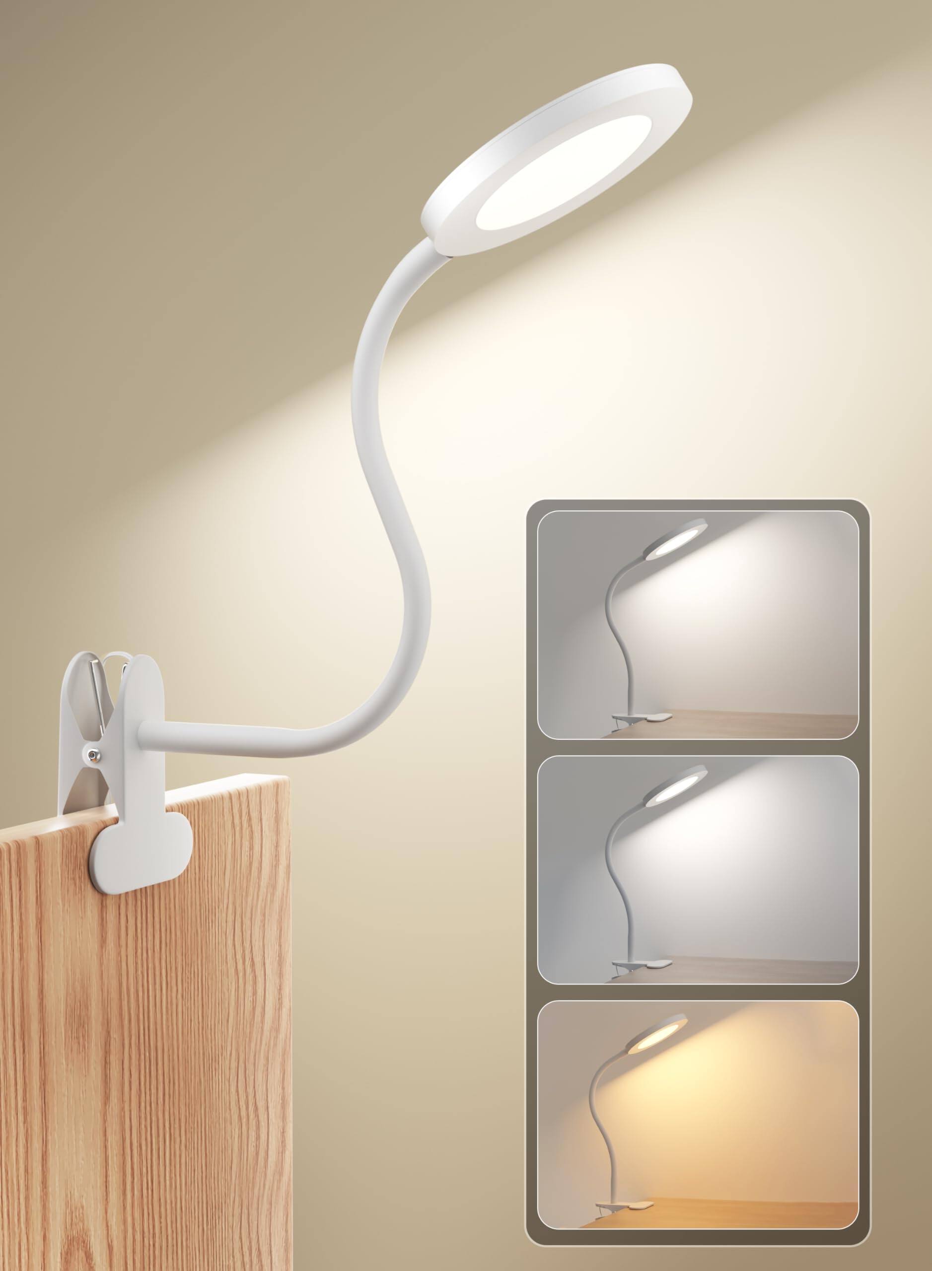 Comfort Essence Led Clip On Light Infinite Dimmable Reading Book Lights ...
