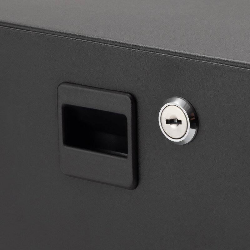 Alt View 6. On Stage Stands - On-Stage Locking Rack Drawer, 3U (RDL3000) - Black.
