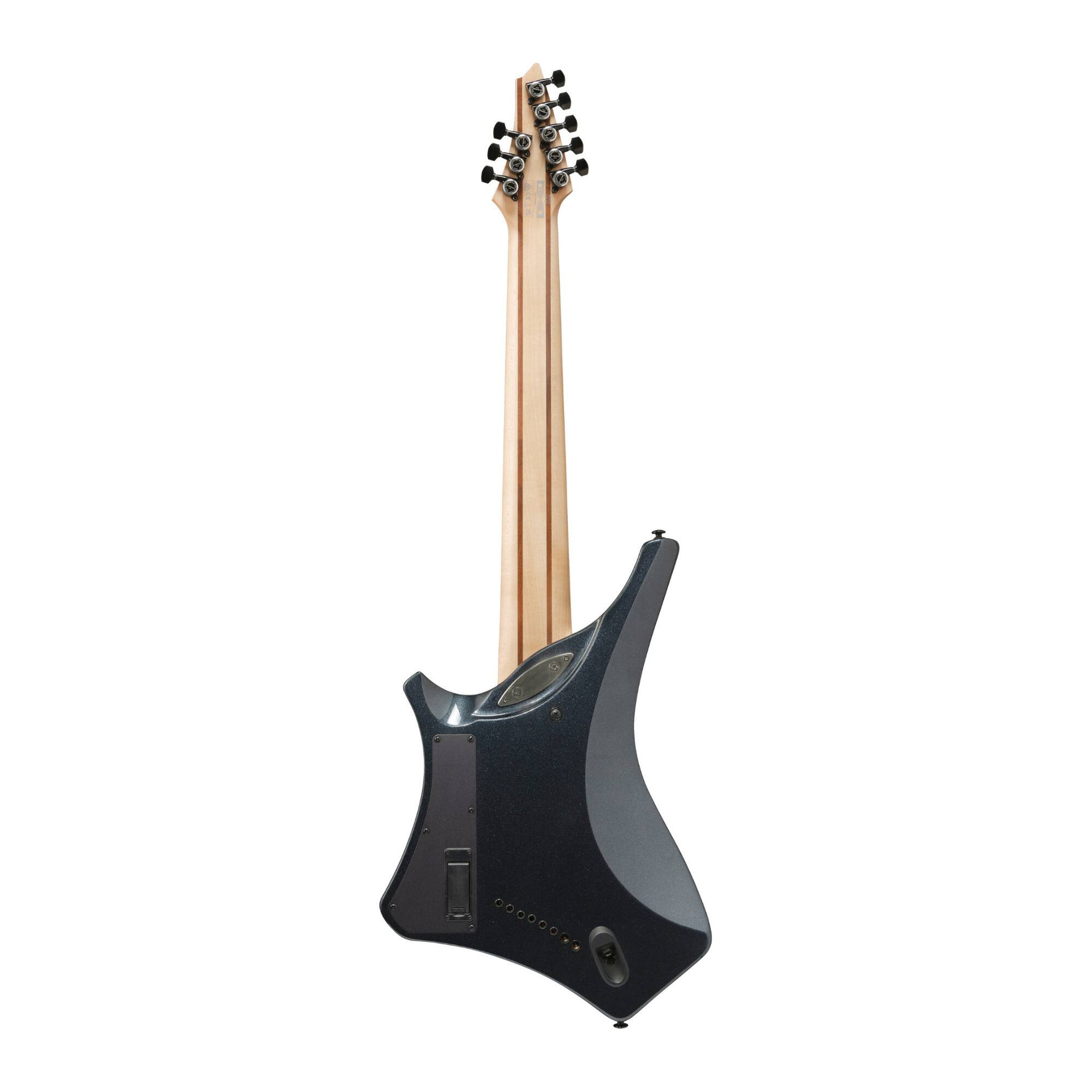 Angle. Ibanez - Ibanez A528IPT A series 8str Electric Guitar w/ Bag - Iron Pewter.