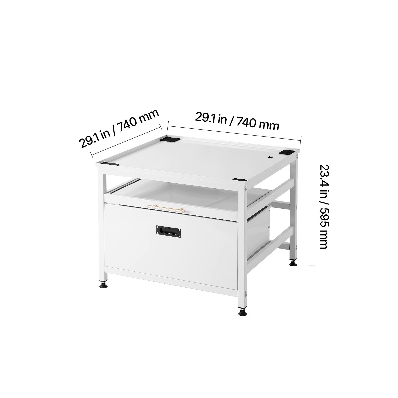 740 mm  
29.1 in  
23.4 in / 595 mm