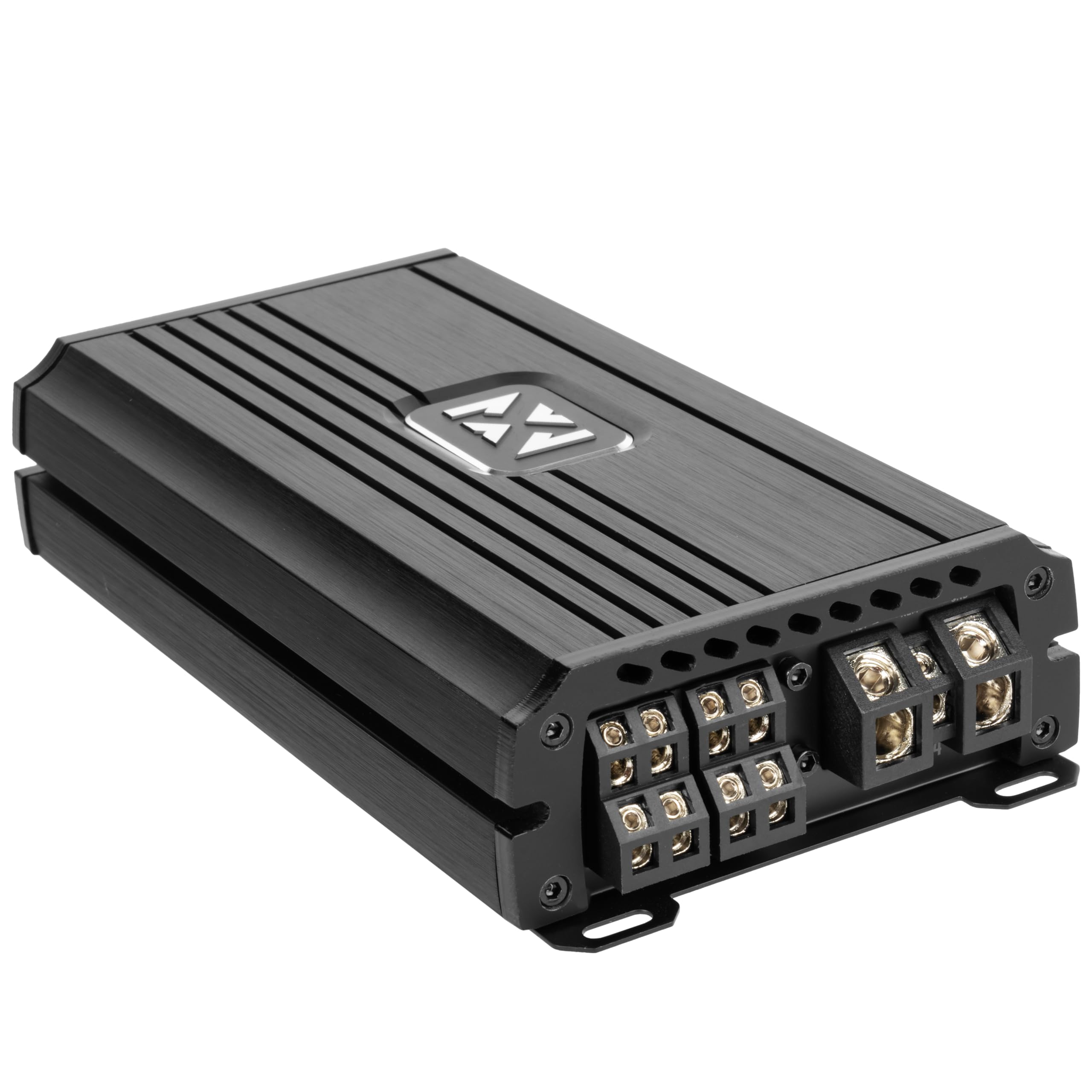 Alt View 2. NVX - NDA6004 1200W Peak (600W RMS) N-Series Class-D 4-Channel Amplifier.