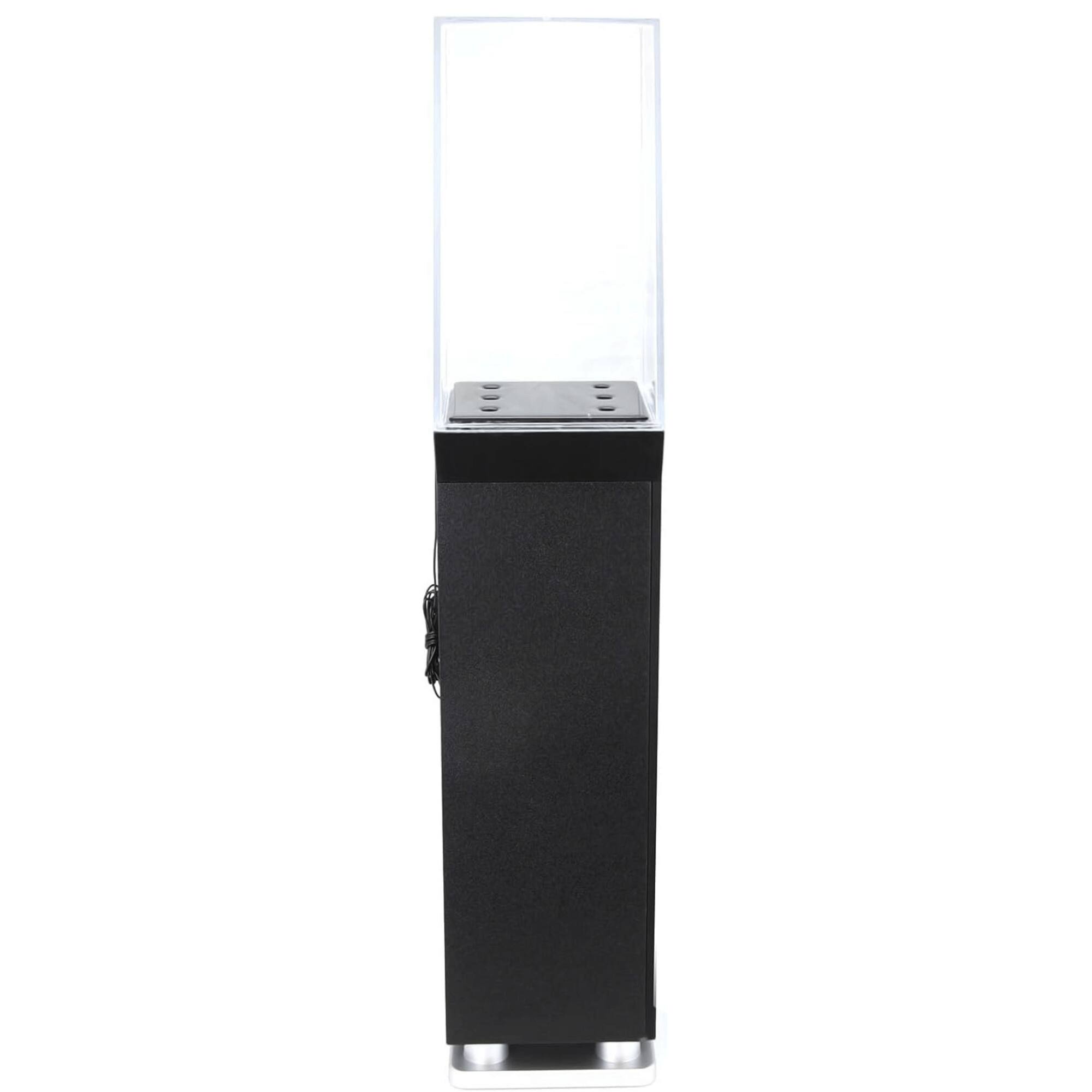 Back. Emerson - Emerson Dancing Water Light Tower Speaker System - Black.