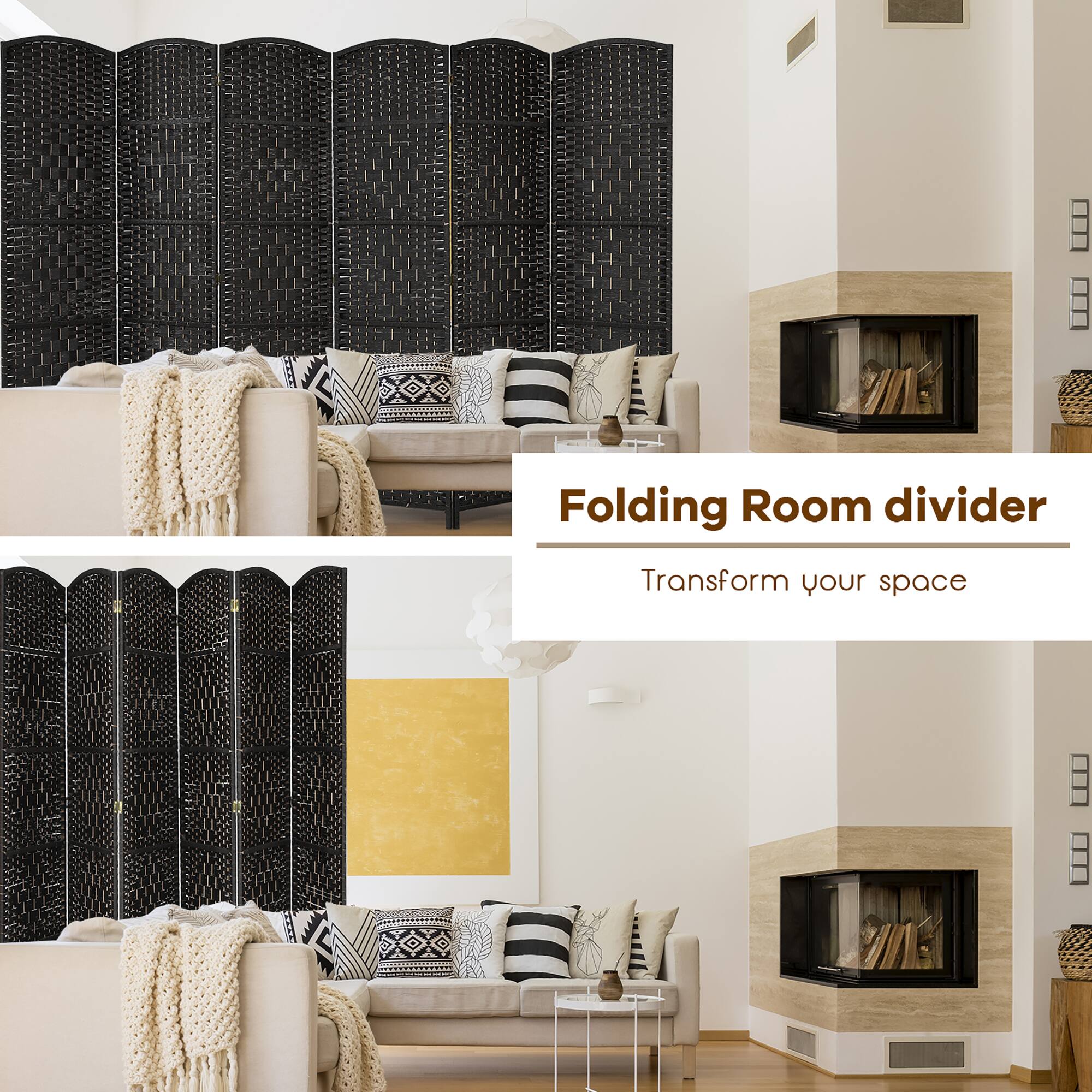 Folding Room divider  
Transform your space