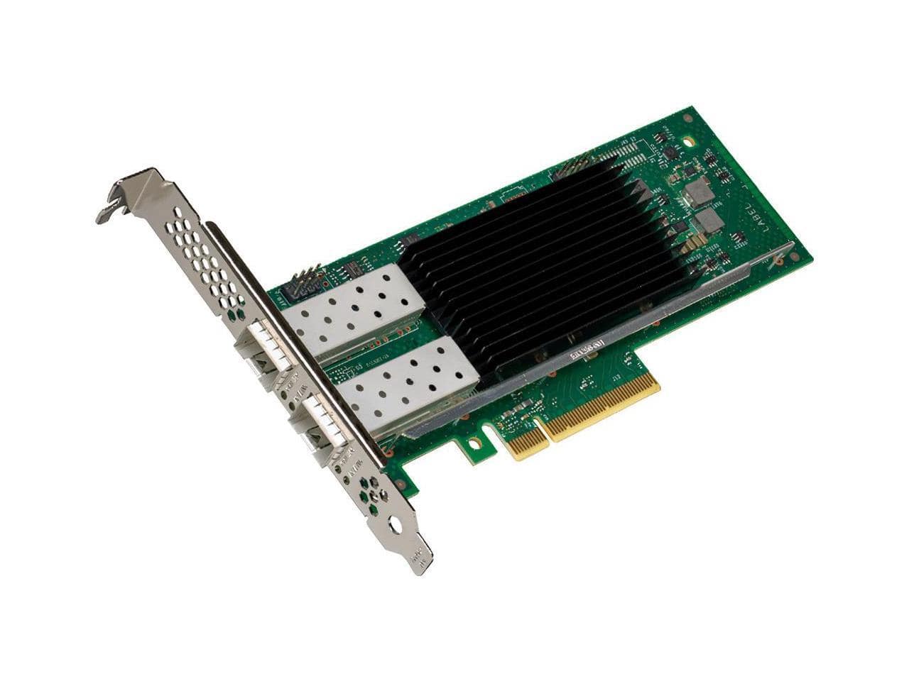 Intel - Ethernet 10/25GbE Network Adapter, Dual Port SFP28, PCI Express (PCIe) 4.0 x8 | E810XXVDA2BLK
