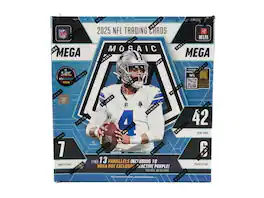 2025 Panini Mosaic Football Mega Box (Reactive Purple Parallels!)