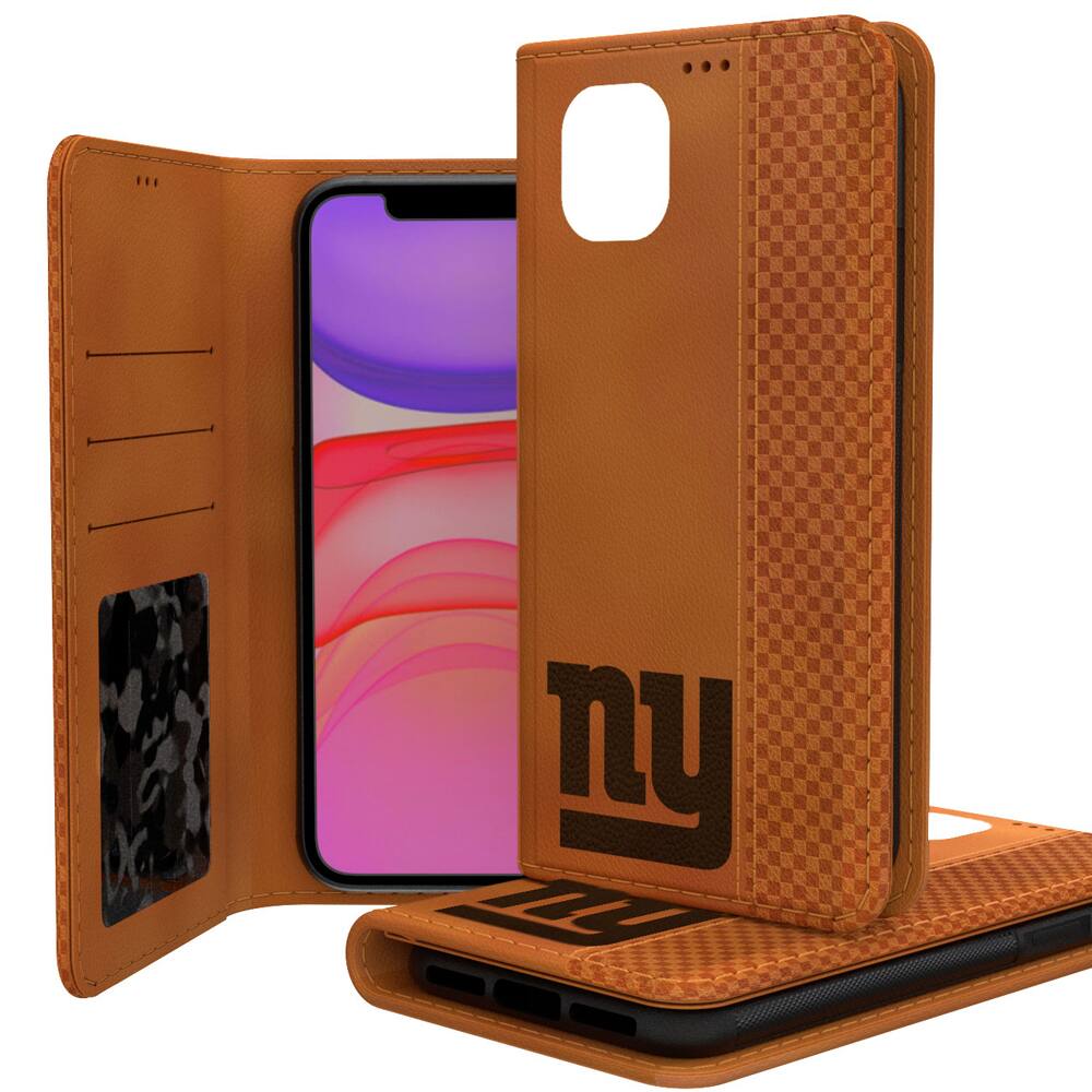 Alt View 2. Keyscaper - New York Giants iPhone Folio Case - 7 Plus/8 Plus - Multicolor.