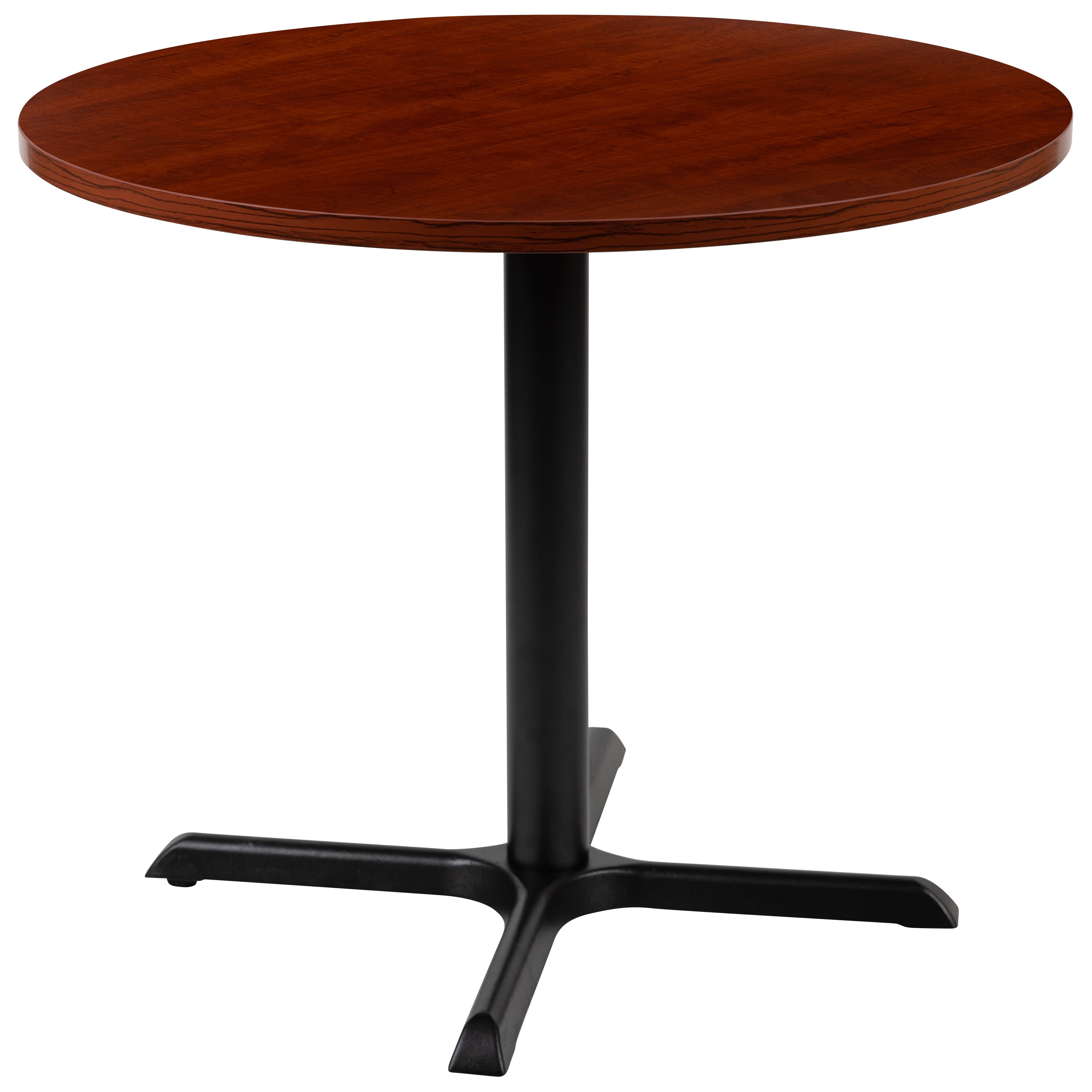 Flash Furniture - Chapman 36" Round Multi-Purpose Conference Table in Cherry - Red