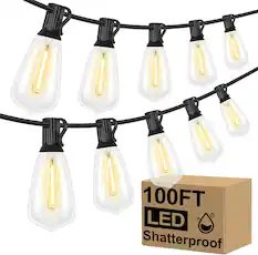 100FT LED Shatterproof