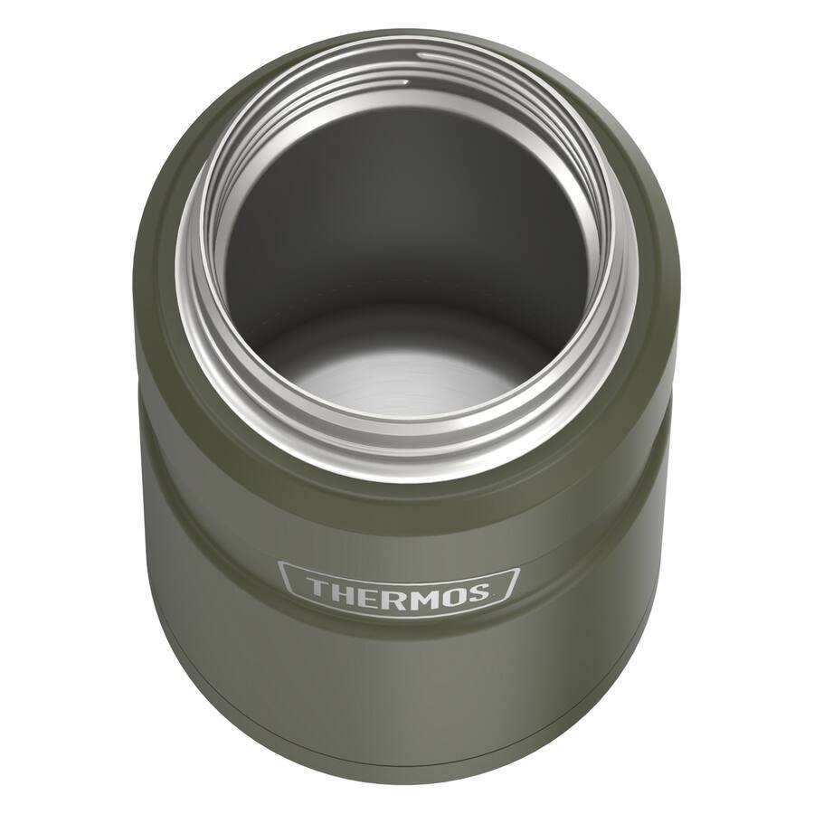 Alt View 1. Thermos - Thermos 24 oz. Stainless King Vacuum Insulated Food Jar - Matte Army Green - Matte Army Green.