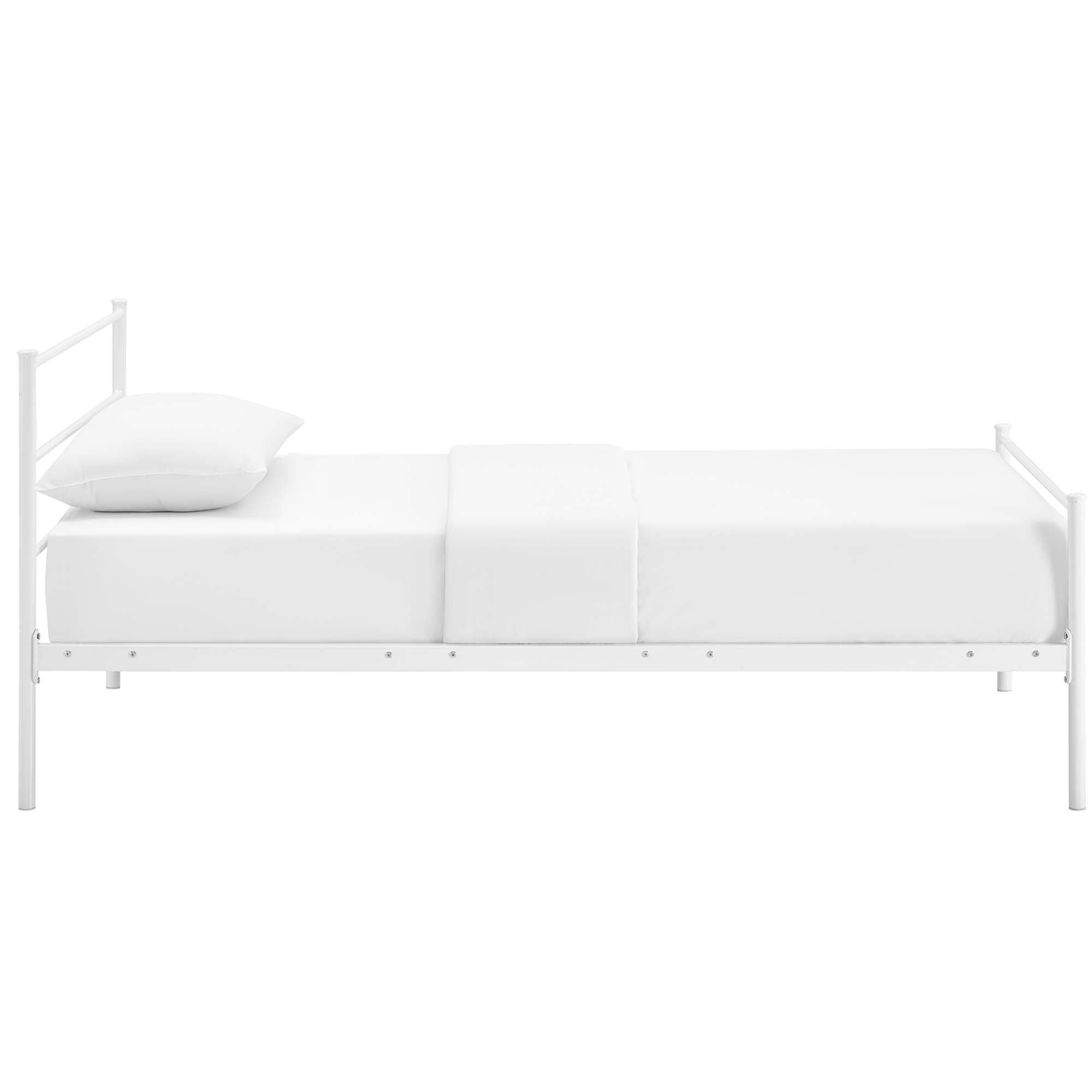 Back. Modway - Corinne Queen Bed Frame - Gray.