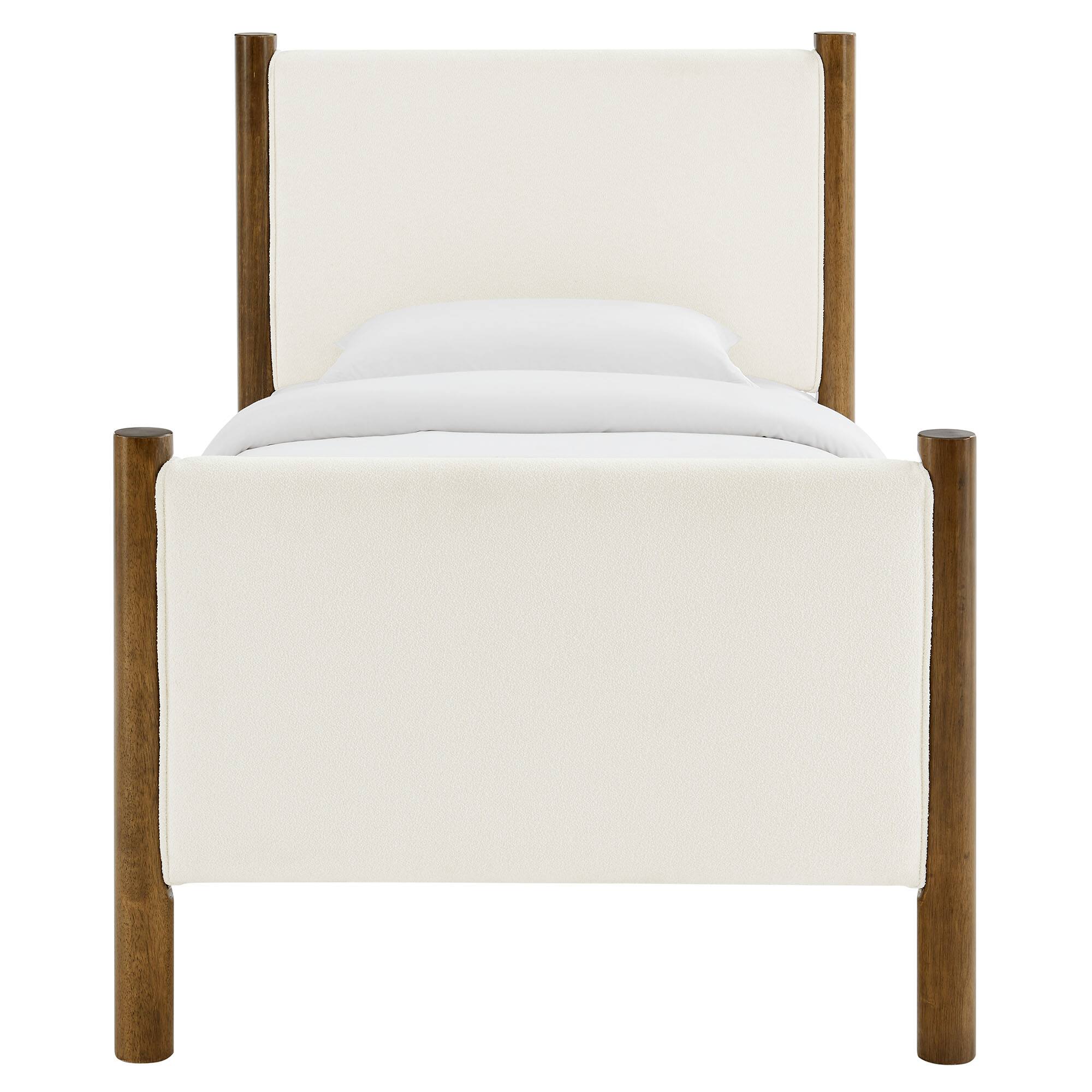 Alt View 2. Modway - Solana Arched Performance Velvet King Platform Bed - Brown.