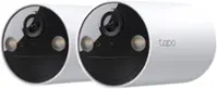 TP-Link - Tapo Smart Wire-Free Indoor/Outdoor Security Camera (2-Pack) - White - Front_Zoom