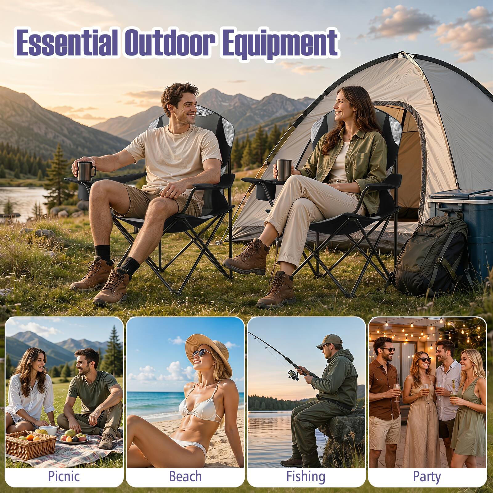 Essential Outdoor Equipment

Picnic

Beach

Fishing

Party