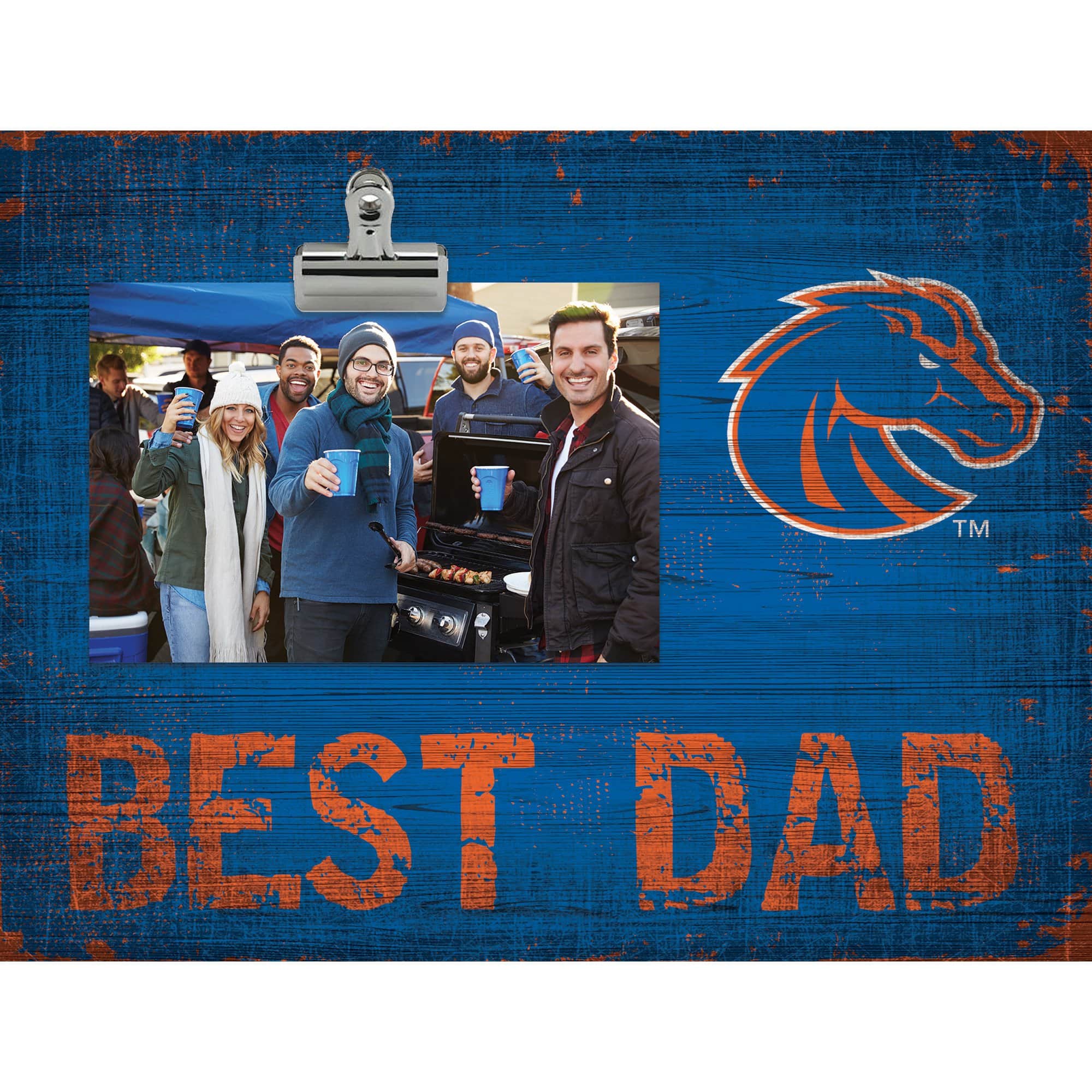 Fan Creations - Boise State Broncos 8'' x 10.5'' Best Dad Clip Frame - Multicolor price history on PriceWatchPro