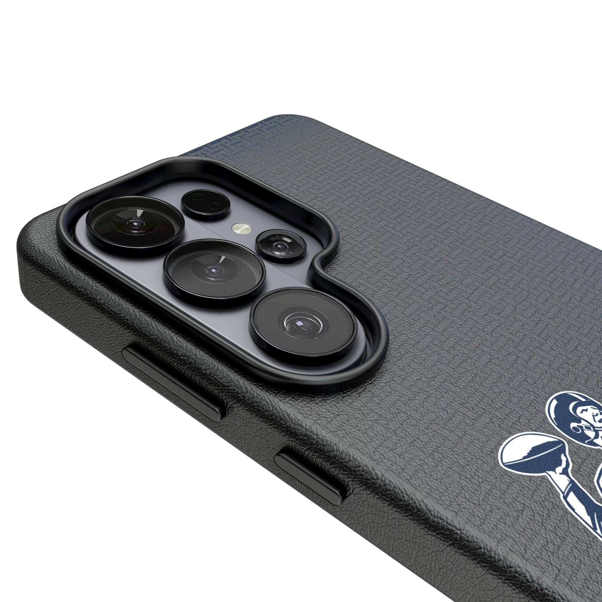Alt View 2. Keyscaper - New York Giants Historic Collection 1960-1966 Galaxy Magnetic Bump Case - S24 Plus - Black.