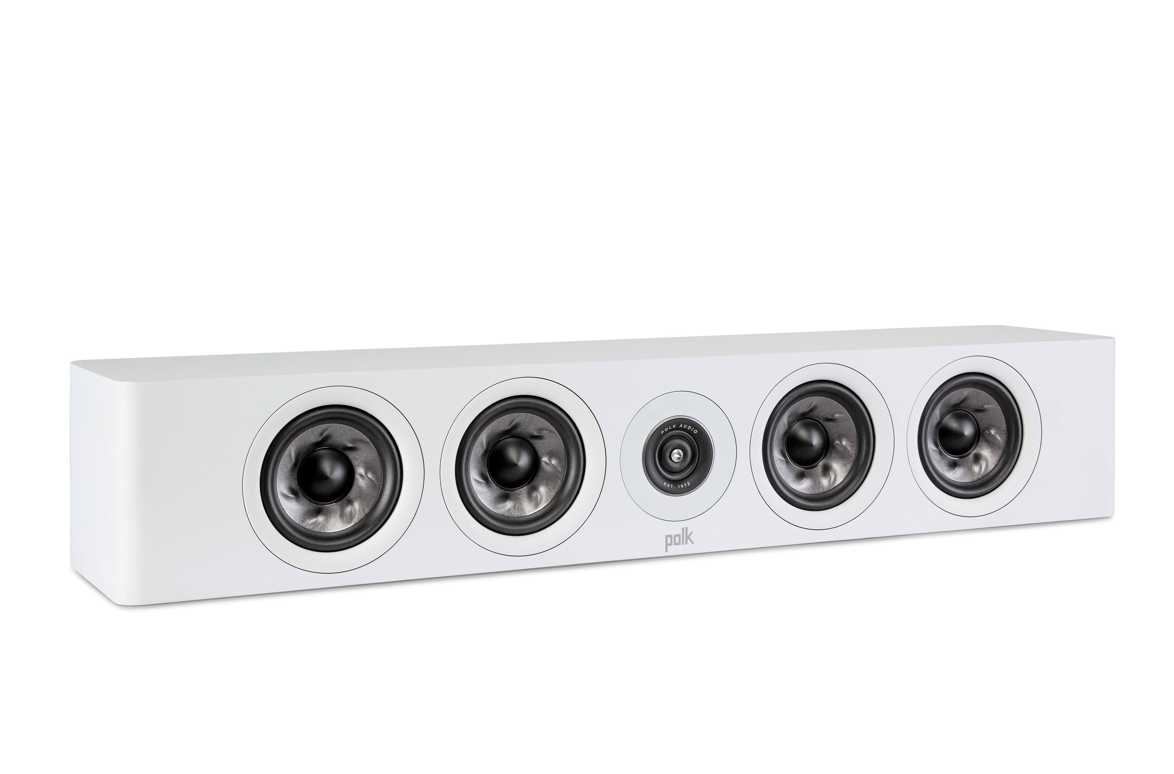 Polk Audio - Polk Reserve R350 Left/Right/Center Surround Speaker, New 1" Pinnacle Ring Tweeter & Four 4" Turbine Cone Woofers - White