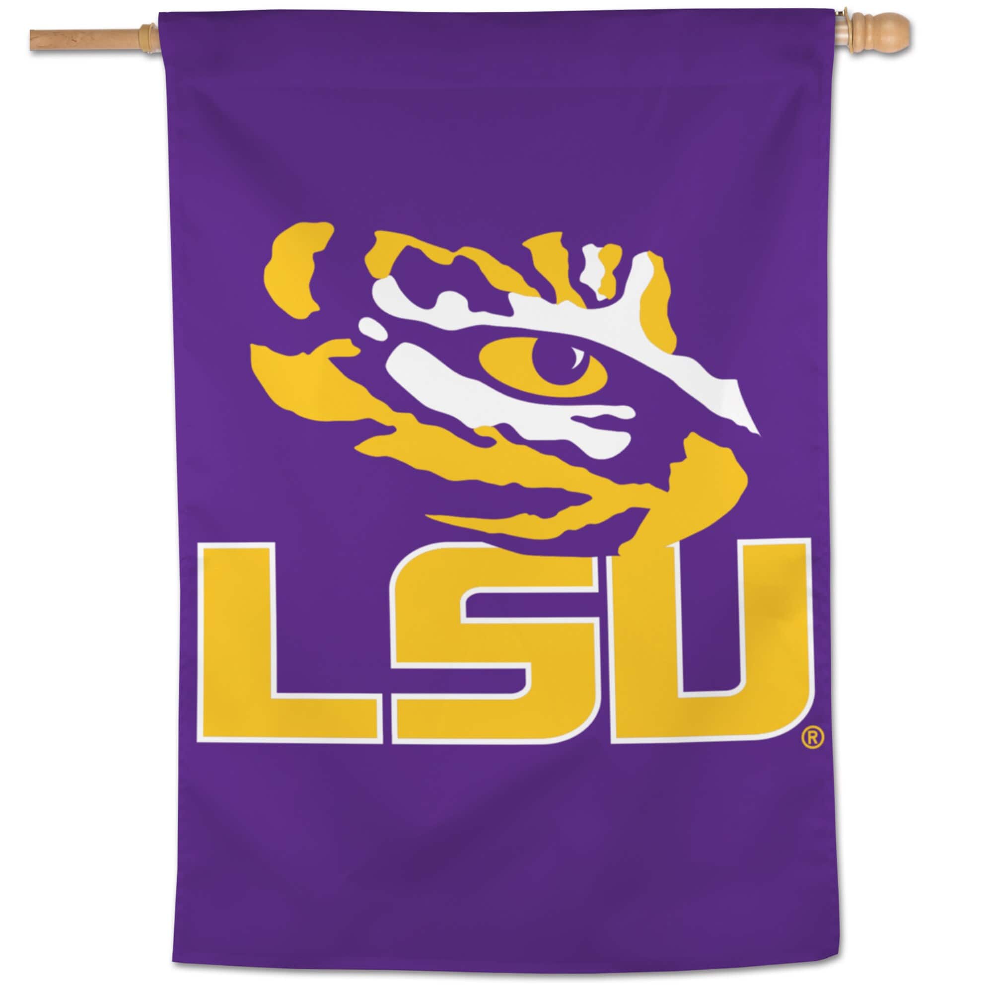 WinCraft - LSU Tigers 28" x 40" Team Logo Single-Sided Vertical Banner - Multicolor