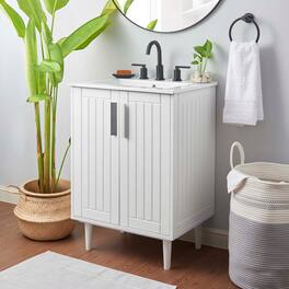 Augusta 24" Bathroom Vanity by Modway - White White
