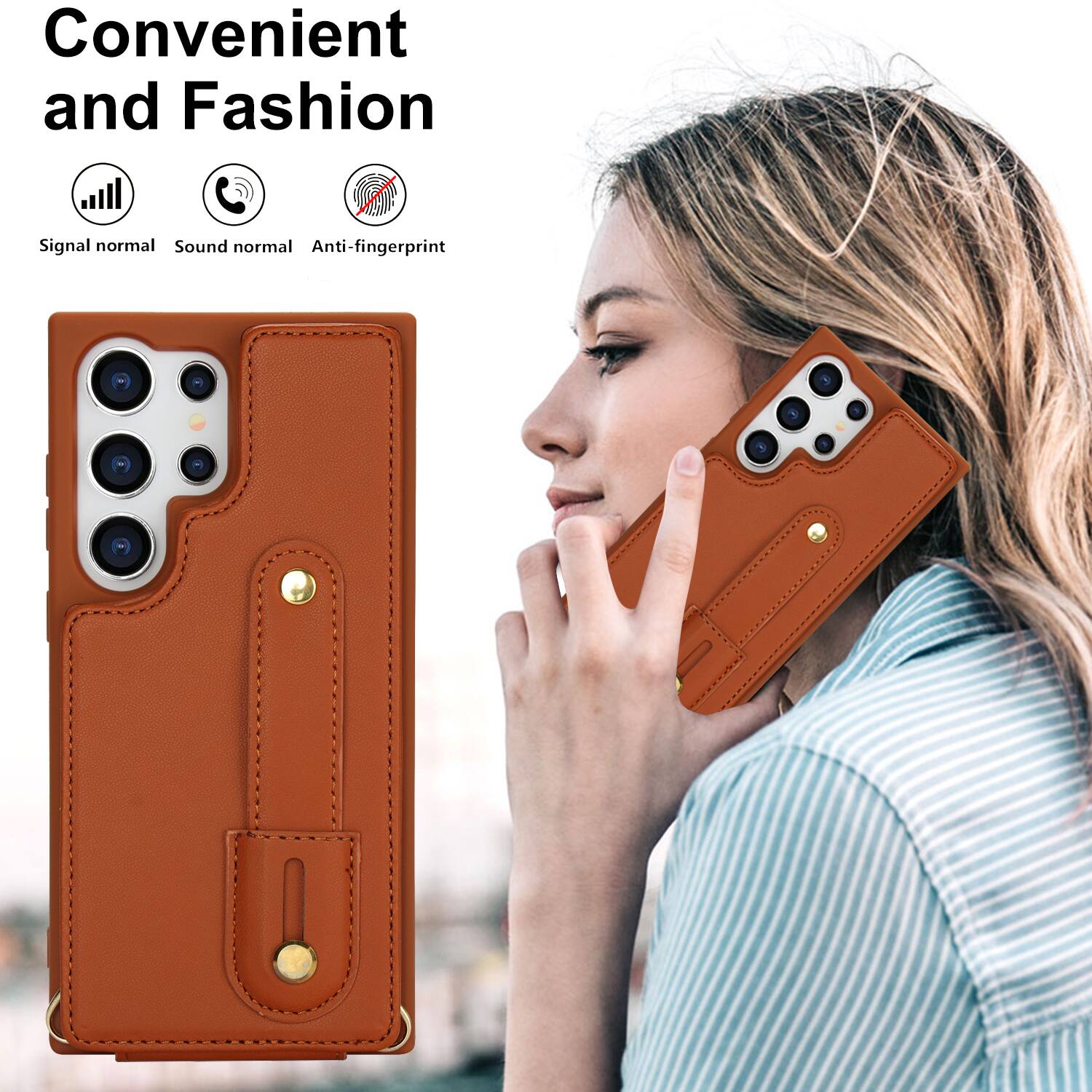 Convenient and Fashion  
Signal normal  
Sound normal  
Anti-fingerprint