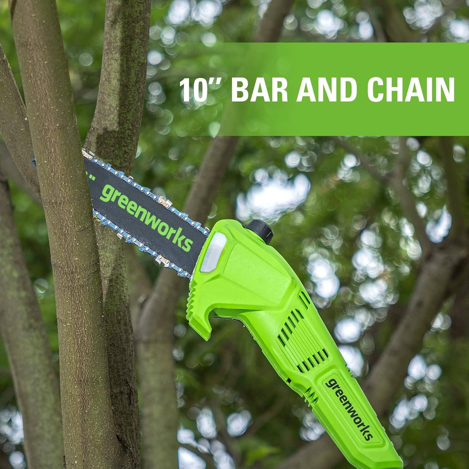 10" BAR AND CHAIN

greenworks