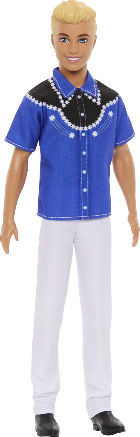 Alt View 2. Mattel - Barbie Ken Fashionista Doll, Blonde with Western Look, 65th Anniversary   - Collectibles - Multicolor.