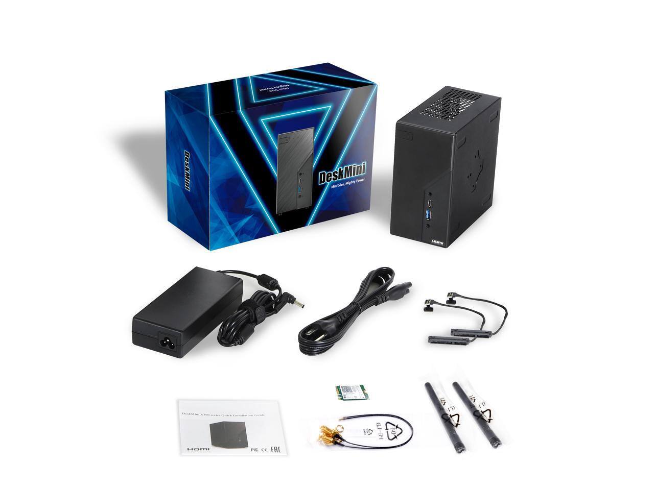 【新品未開封】DeskMini B760 ASRock DeskMini B760 Black Mini PC, Supports 14th/13th/12th Gen