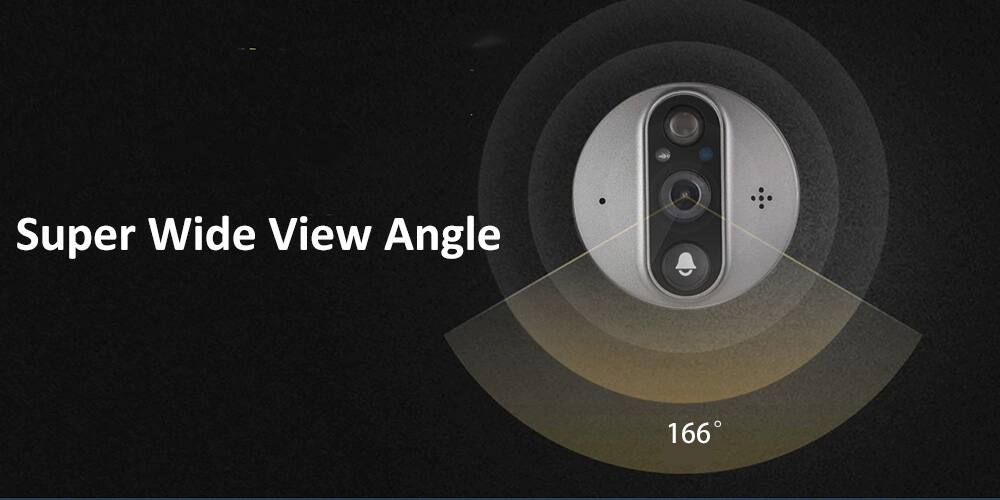 Super Wide View Angle 166°