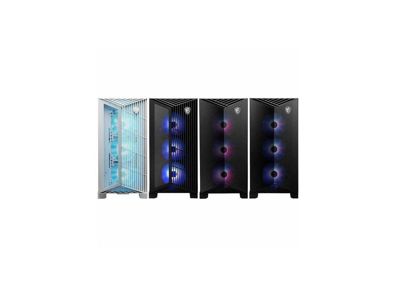 Alt View 2. MSI - MSI Aegis R2 C14NVV9-1440US - i9-14900F, 32GB, 1TB SSD, RTX 5080, Win 11 Pro - Black.