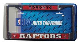 Rico Industries - Toronto Raptors NBA Chrome Metal License Plate Frame - Multi