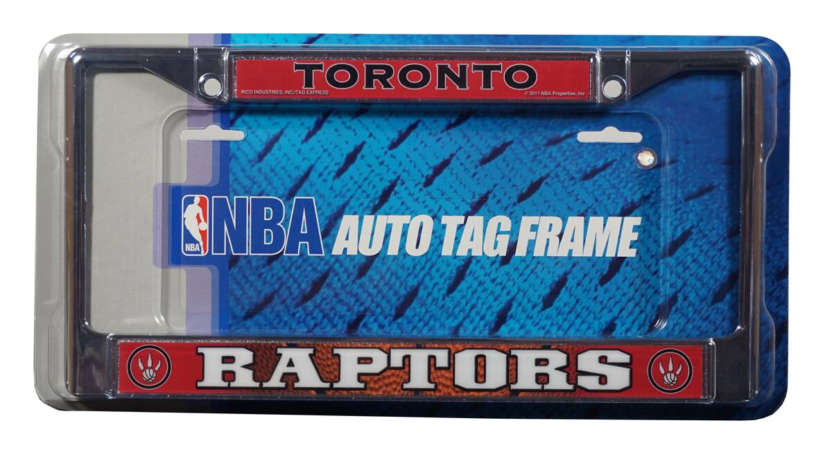 TORONTO  
2011 NBA Properties Inc  

NBA AUTO TAG FRAME  

RAPTORS